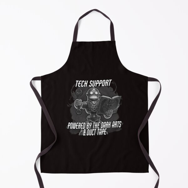 Item preview, Tech Support — Powered by the Dark Arts & Duct Tape | Funny IT Shirt | Geek Gift | Programmer Humor | Sysadmin designed and sold by A-T-H.