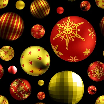 Artwork thumbnail, Christmas Pattern by hyperite