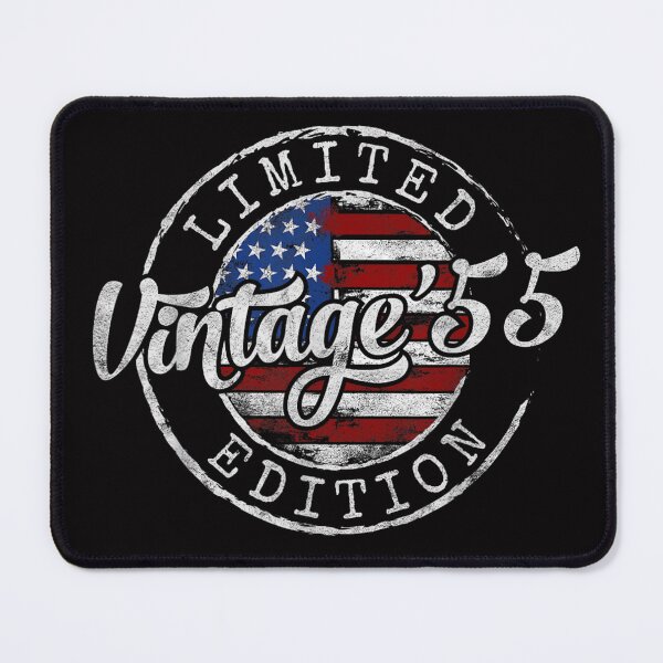 Item preview, Vintage 1955 Limited Edition Patriotic USA Flag Birthday designed and sold by randomslife.