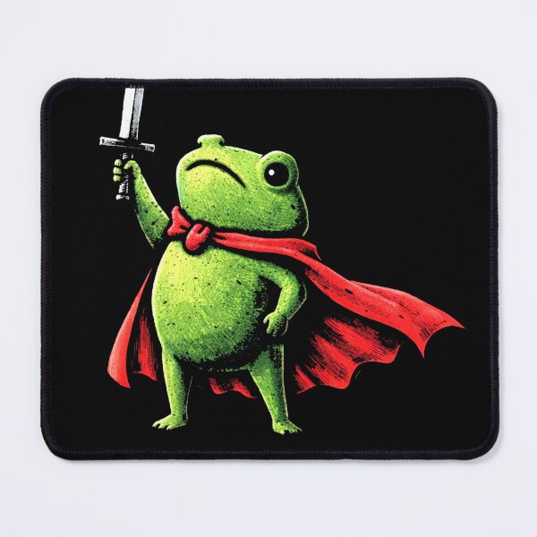 Item preview, Huzzah Frog Knight Funny Medieval Frog Graphic designed and sold by MiALopezArt.