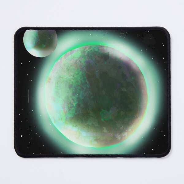 Item preview, "Otherworldly Orbit (An Earth and its Moon)" designed and sold by Spaceart9.