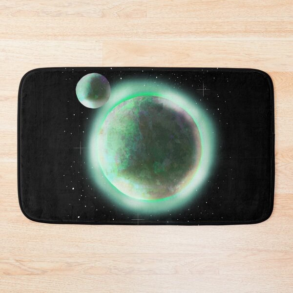 Item preview, "Otherworldly Orbit (An Earth and its Moon)" designed and sold by Spaceart9.