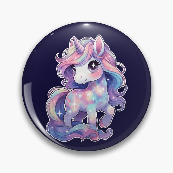 Aperçu de l'œuvre Licorne kawaii mignonne, galaxie, étoiles pastel, esthétique, espace magique, fantaisie créée et vendue par stylishdzign.