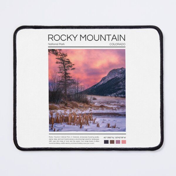 Item preview, Rocky Mountain National Park - Colorado  designed and sold by StudioRedKoala.