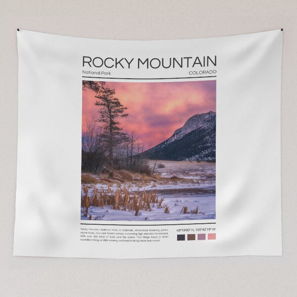 Item preview, Rocky Mountain National Park - Colorado  designed and sold by StudioRedKoala.