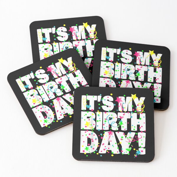 Item preview, Colorful Confetti It's My Birthday Party Celebration designed and sold by randomslife.