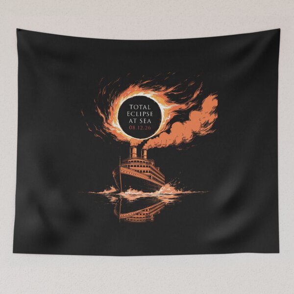 Item preview, Total Solar Eclipse At Sea 2026 designed and sold by andromeda-redd.