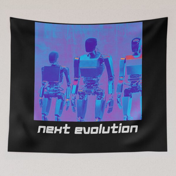 Item preview, Powered by AI Robot Design Futuristic Artificial Intelligence Tech Aesthetic Machine Learning Cyberpunk Graphic designed and sold by TEEJAMBOREE.