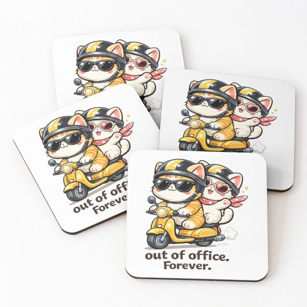 Item preview, Out of Office Forever Cats designed and sold by AlvelinaCP.