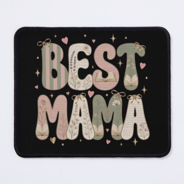 Item preview, Best Mama Bookish Floral Literary Design designed and sold by Syrupulse.