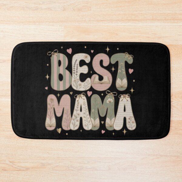 Item preview, Best Mama Bookish Floral Literary Design designed and sold by Syrupulse.