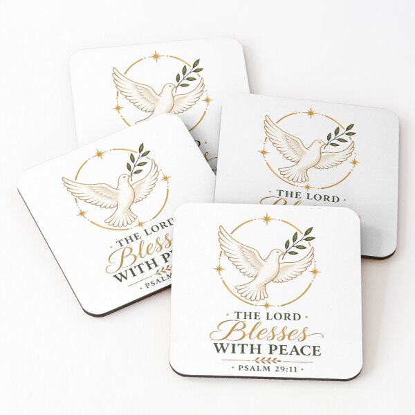 Item preview, The Lord Blesses With Peace, Psalm 29:11 Dove Design designed and sold by MyTshirtArt.