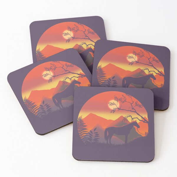 Item preview, Lonely Horse in the mountains designed and sold by RED-SUNRISE.