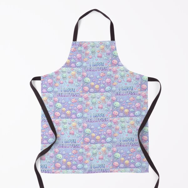 Item preview, I Love Jellyfish Kawaii Pattern designed and sold by Itsheartshop.