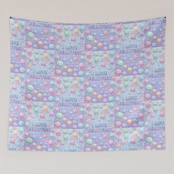 Item preview,  I Love Jellyfish Kawaii Pattern designed and sold by Itsheartshop.