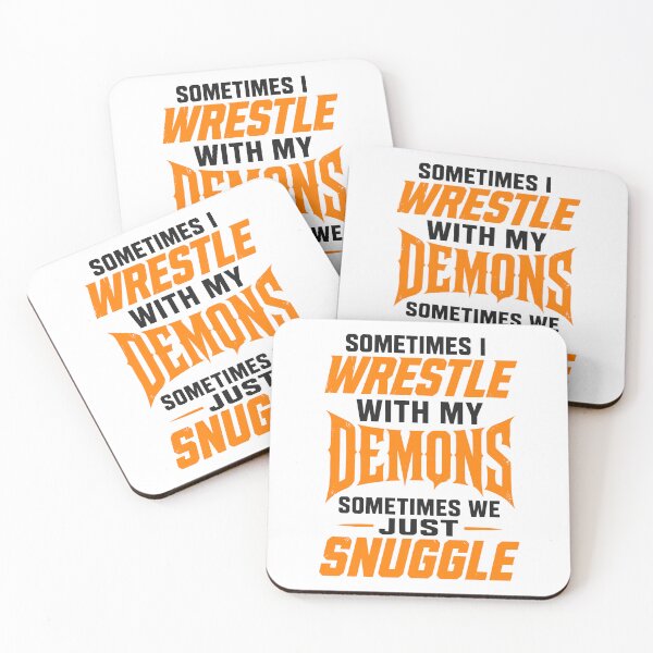 Item preview, Sometimes I Wrestle With My Demons Funny Gym Quote designed and sold by JackCurtis1991.