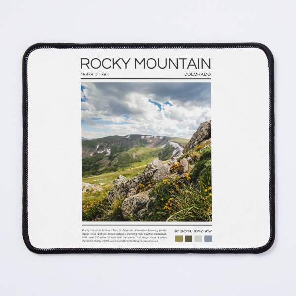 Item preview, Rocky Mountain National Park - Colorado designed and sold by StudioRedKoala.