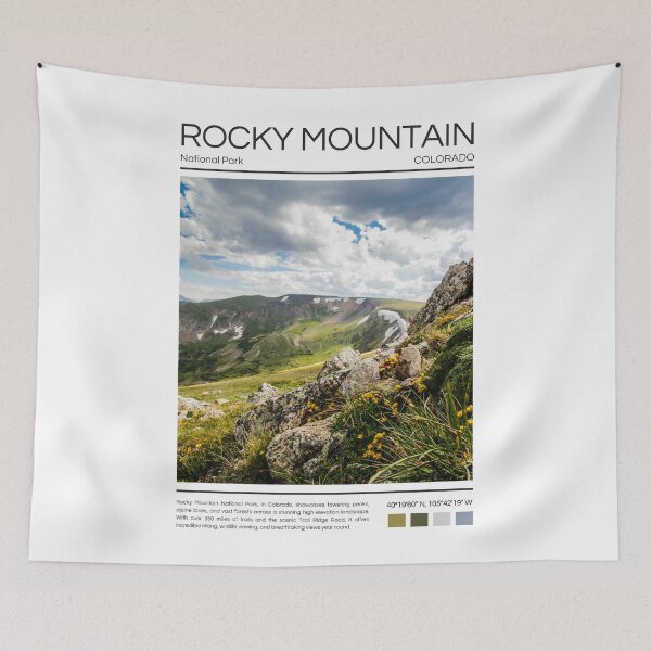 Item preview, Rocky Mountain National Park - Colorado  designed and sold by StudioRedKoala.
