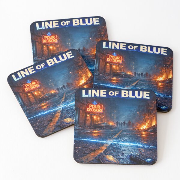 Item preview, Line of Blue — Pour Decisions World Lore Art designed and sold by A Sinister Sly.
