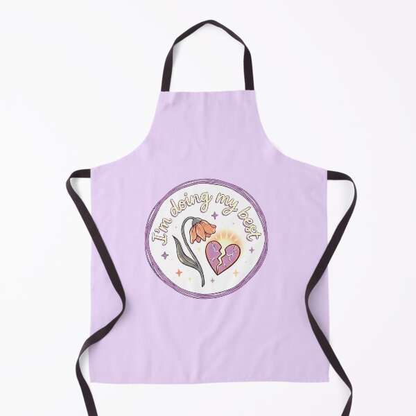 Item preview, I'm Doing My Best | Soft Hand-Lettered Badge Shirt | Motivational Design | Pastel Floral & Heart designed and sold by Prithbyshop.
