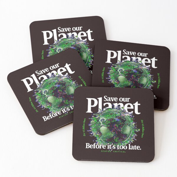 Item preview, Save Our Planet Glitch Earth Streetwear designed and sold by TZAR WORKS.