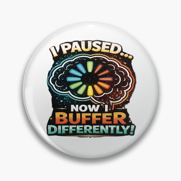 Item preview, I Paused… Now I Buffer Differently | Brain Injury Recovery T-Shirt, Stroke Survivor Awareness, TBI Healing Journey Gift designed and sold by ComebackCotton.