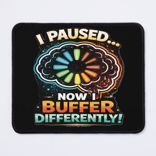 Item preview, I Paused… Now I Buffer Differently | Brain Injury Recovery T-Shirt, Stroke Survivor Awareness, TBI Healing Journey Gift designed and sold by ComebackCotton.