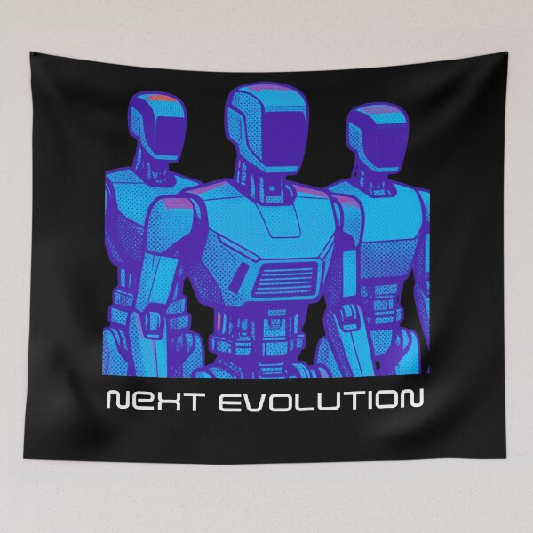 Item preview, Powered by AI Robot Design Futuristic Artificial Intelligence Tech Aesthetic Machine Learning Cyberpunk Graphic designed and sold by TEEJAMBOREE.
