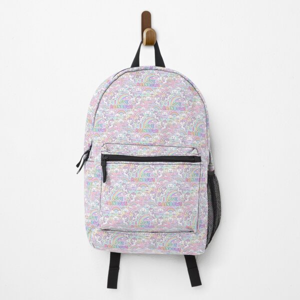 Item preview, I Love Rainbow Kawaii Pattern designed and sold by Itsheartshop.