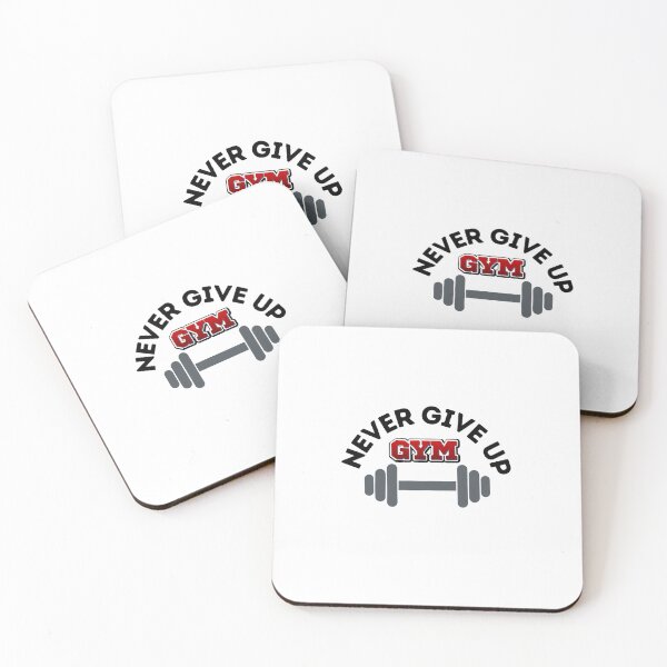 Item preview, Never Give Up Gym Motivation, Fitness Workout Design designed and sold by Palette-Vibes.