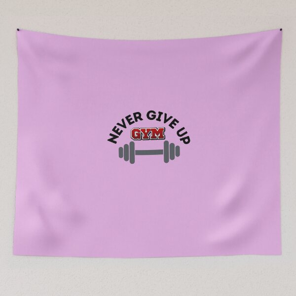 Item preview, Never Give Up Gym Motivation, Fitness Workout Design designed and sold by Palette-Vibes.