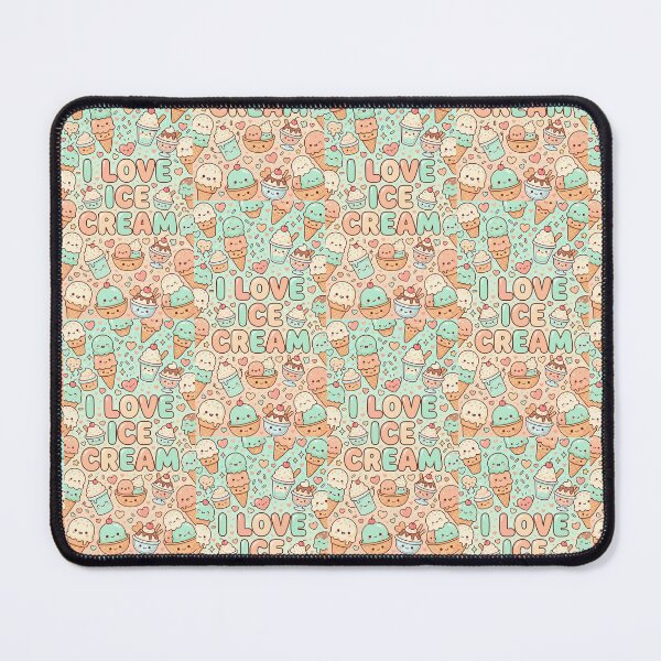 Item preview, I Love Ice Cream Kawaii Pattern designed and sold by Itsheartshop.