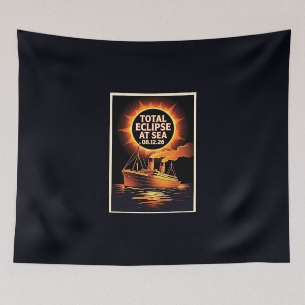Item preview, Total Solar Eclipse At Sea 2026 designed and sold by andromeda-redd.