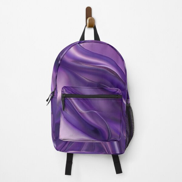Item preview, Luxury Royal Purple Silk Fabric with Elegant Soft Waves designed and sold by Sirin1712.