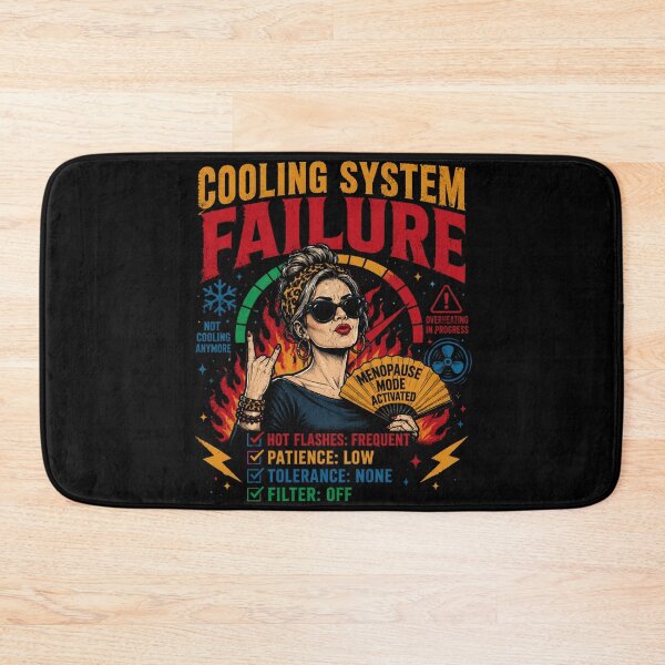 Item preview, Cooling System Failure Shirt – Funny Menopause & Overheating Humor Tee designed and sold by IdentityThread.