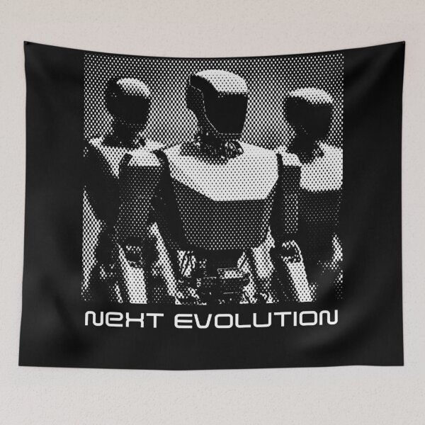 Item preview, Powered by AI Robot Design Futuristic Artificial Intelligence Tech Aesthetic Machine Learning Cyberpunk Graphic designed and sold by TEEJAMBOREE.