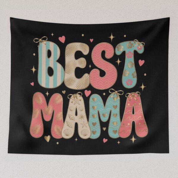 Item preview, Best Mama Tropical Island Luxe Graphic designed and sold by Syrupulse.