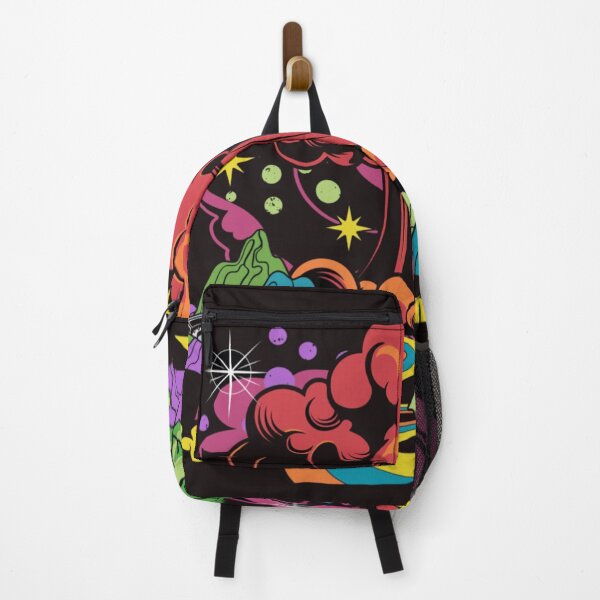 Item preview, Psychedelic Mushroom UFO Cosmic Landscape Art designed and sold by TZAR WORKS.
