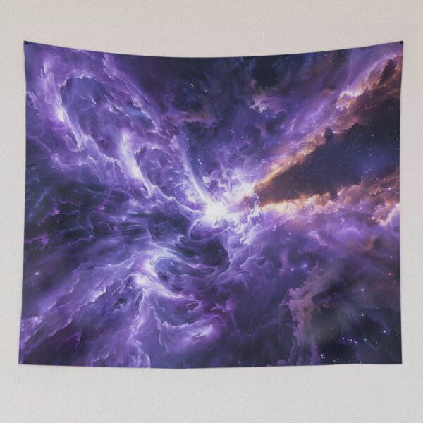 Item preview, Purple Nebula Cosmic Burst designed and sold by QuantumDrift.