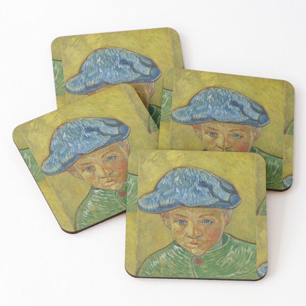 Item preview, Portrait of Camille Roulin by Vincent van Gogh: Expressive Post Impressionist Poster designed and sold by artofuniverse.