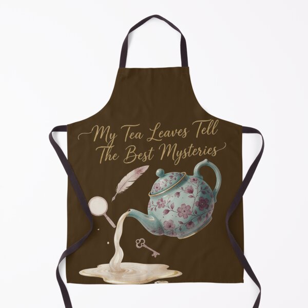 Item preview, My Tea Leaves Tell The Best Mysteries — Whimsical Cozy Reader Tee designed and sold by kosimazaki.