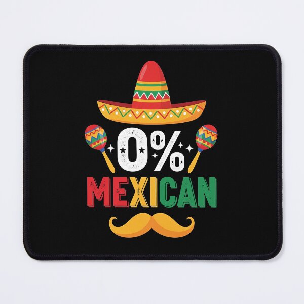 Item preview, 0% Mexican Funny Cinco De Mayo Sarcastic Fiesta Humor designed and sold by viectory.