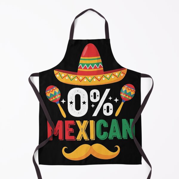 Item preview, 0% Mexican Funny Cinco De Mayo Sarcastic Fiesta Humor designed and sold by viectory.