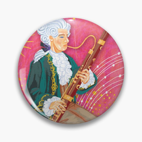 Item preview, Baroque classical musician bassoonist designed and sold by Bearlala.
