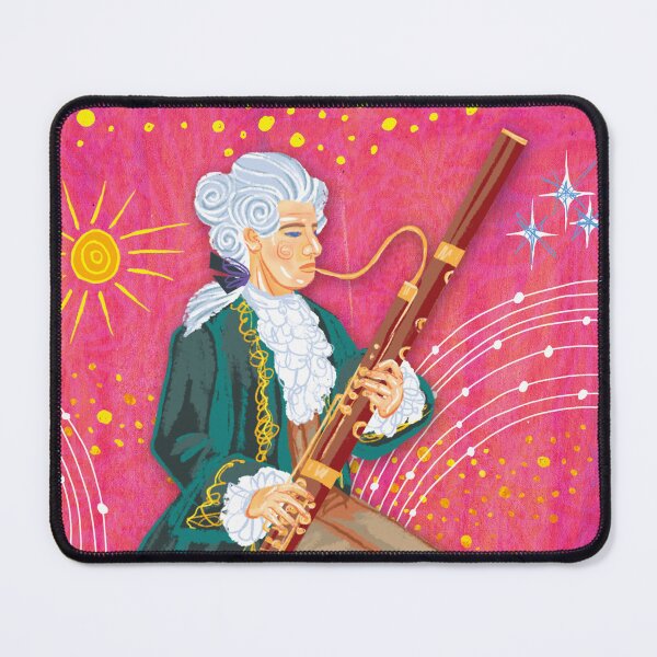 Item preview, Baroque classical musician bassoonist designed and sold by Bearlala.