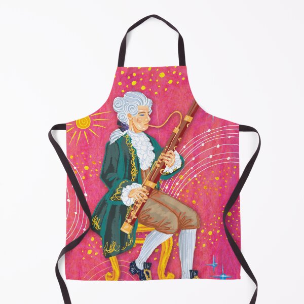 Item preview, Baroque classical musician bassoonist designed and sold by Bearlala.