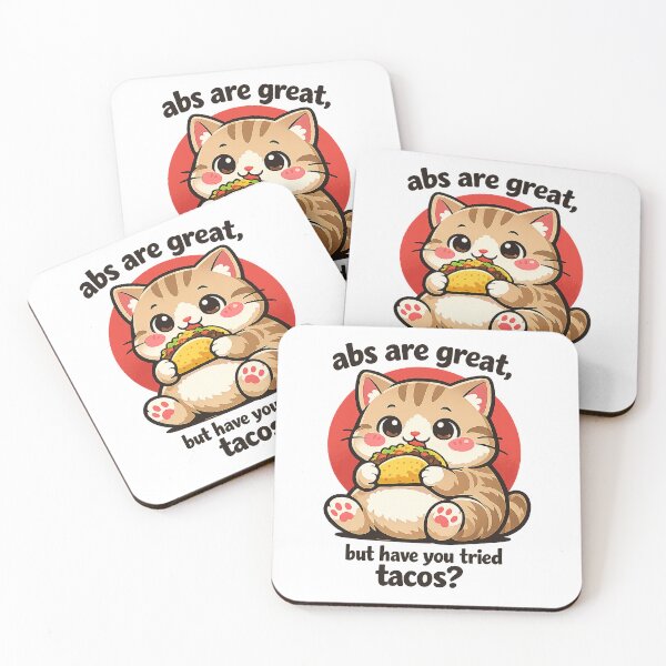 Item preview, Abs Are Great Taco Cat designed and sold by AlvelinaCP.