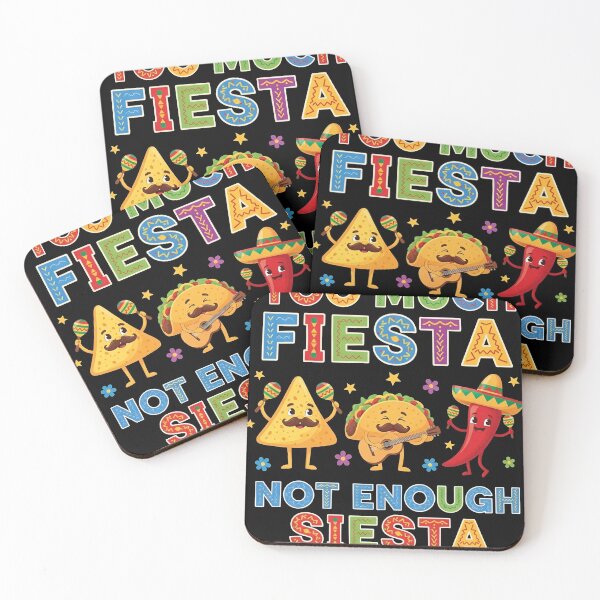 Item preview, Too Much Fiesta Not Enough Siesta Cinco De Mayo Humor designed and sold by viectory.