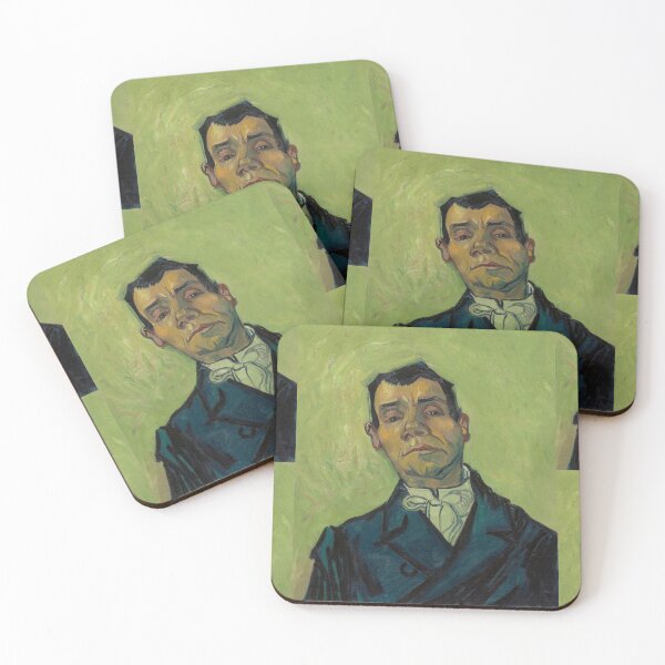 Item preview, Portrait of Joseph Michel Ginoux by Vincent van Gogh: Post Impressionist Poster designed and sold by artofuniverse.