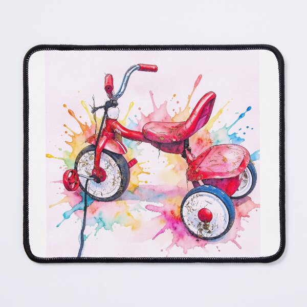 Item preview, Vintage Tricycle With Grass Clippings designed and sold by Vermont Gifts and Art.